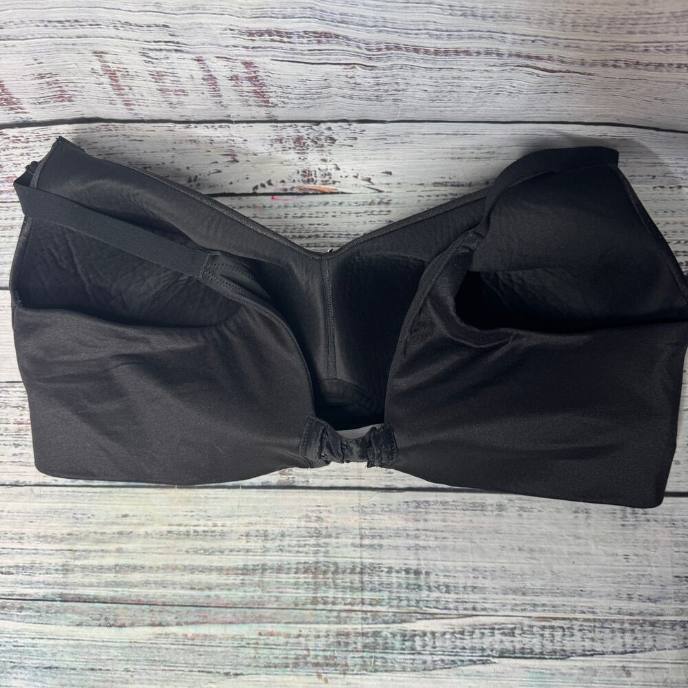 Cacique Women’s Full Coverage Bra Size 40DDD Black Underwire Smooth Cup